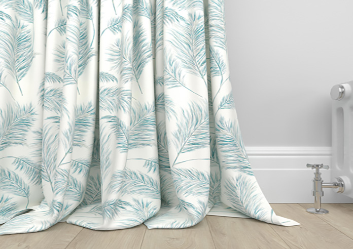 Pampas Grass, Blue Topaz - Made to Measure Curtain - Image 6